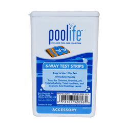Poolife 6-Way Test Strips (50 Strips)